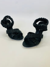 Load image into Gallery viewer, Burberry Black Strappy Sandals Size 36