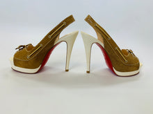 Load image into Gallery viewer, Christian Louboutin Jefferson Plato 140 Platform Slingback Size 39 1/2