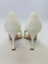 Load image into Gallery viewer, Manolo Blahnik White D’orsay Sandal Size 39 1/2