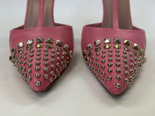 Load image into Gallery viewer, Gucci Pink Studded T Strap Pumps Size 38