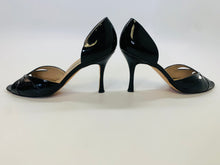 Load image into Gallery viewer, Manolo Blahnik Black D’orsay Sandal Size 39 1/2
