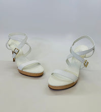 Load image into Gallery viewer, Ralph Lauren Collection White Strappy Sandal Size 9