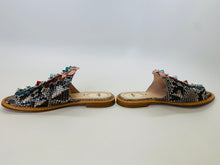 Load image into Gallery viewer, Fendi Studded Flower Slide Sandal Size 40