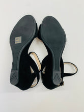 Load image into Gallery viewer, Prada Black Slingback Wedge Size 40