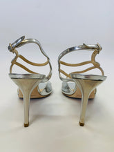 Load image into Gallery viewer, Jimmy Choo Silver Paxton Sandal Size 39 1/2