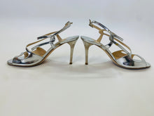 Load image into Gallery viewer, Jimmy Choo Silver Paxton Sandal Size 39 1/2