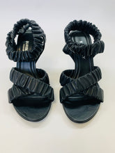 Load image into Gallery viewer, Burberry Black Strappy Sandals Size 36