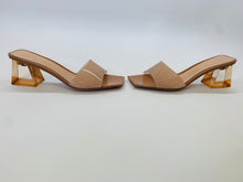 Load image into Gallery viewer, Gianvito Rossi Blush Cosmic Mules Size 37