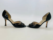 Load image into Gallery viewer, Manolo Blahnik Black D’orsay Sandal Size 39 1/2
