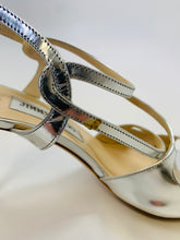 Load image into Gallery viewer, Jimmy Choo Silver Paxton Sandal Size 39 1/2
