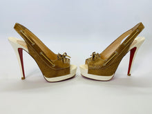 Load image into Gallery viewer, Christian Louboutin Jefferson Plato 140 Platform Slingback Size 39 1/2