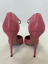 Load image into Gallery viewer, Gucci Pink Studded T Strap Pumps Size 38