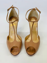 Load image into Gallery viewer, Christian Louboutin Nude Senora 100mm Sandals Size 39 1/2
