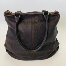Load image into Gallery viewer, Brunello Cucinelli Brown Textured Leather Shoulder Bag