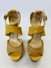 Load image into Gallery viewer, Jimmy Choo Beige Fiery Platform Sandal Size 36