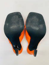 Load image into Gallery viewer, Pinko Orange Padded Cushion Sandals Size 37