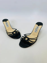 Load image into Gallery viewer, Jimmy Choo Black Slide Sandals Size 38