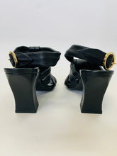 Load image into Gallery viewer, Khaite Black Strappy Sandal Size 37