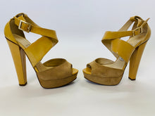 Load image into Gallery viewer, Jimmy Choo Beige Fiery Platform Sandal Size 36