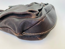 Load image into Gallery viewer, Brunello Cucinelli Brown Textured Leather Shoulder Bag