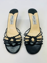 Load image into Gallery viewer, Jimmy Choo Black Slide Sandals Size 38