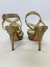 Load image into Gallery viewer, Ralph Lauren Collection Metallic Strappy Sandals Size 6 1/2