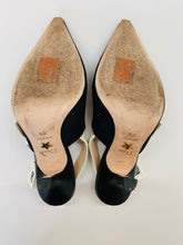 Load image into Gallery viewer, Christian Dior J’Adior Black Slingbacks Size 37 1/2