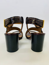 Load image into Gallery viewer, Chloe Brown Candice Sandals Size 37