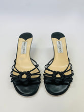 Load image into Gallery viewer, Jimmy Choo Black Slide Sandals Size 38