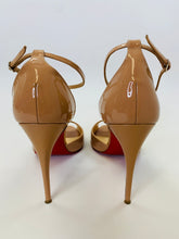 Load image into Gallery viewer, Christian Louboutin Nude Senora 100mm Sandals Size 39 1/2