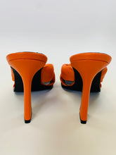 Load image into Gallery viewer, Pinko Orange Padded Cushion Sandals Size 37