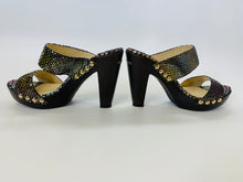 Load image into Gallery viewer, Jimmy Choo Ulrika Wooden Platform Sandals Size 37