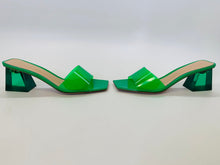 Load image into Gallery viewer, Gianvito Rossi Green Cosmic Mules Size 37