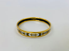 Load image into Gallery viewer, Hermès Grand Apparat Enamel Bangle Size 65