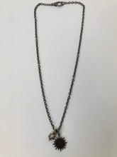 Load image into Gallery viewer, Rainey Elizabeth Sterling Silver and Diamond Charm Necklace