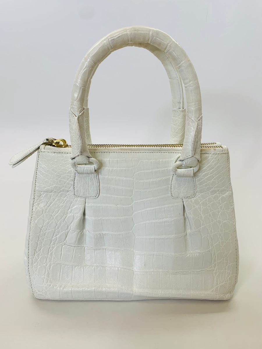 Nancy Gonzalez White Extra Mini Tote Bag – JDEX Styles