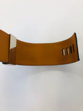 Load image into Gallery viewer, Hermès Black Shiny Alligator and Palladium Plated Collier de Chien Bracelet size Small