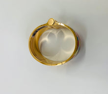 Load image into Gallery viewer, Hermès Charniere  L Bolduc Au Carr Bracelet Size M