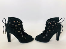 Load image into Gallery viewer, Hermès Parade Peep Toe Booties Size 36 1/2