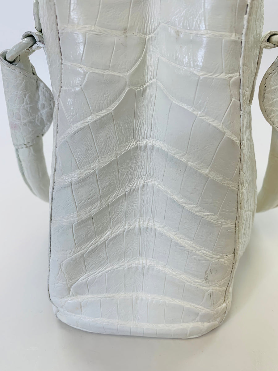 Nancy Gonzalez White Extra Mini Tote Bag – JDEX Styles