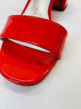 Load image into Gallery viewer, Prada Red Patent Leather Sandals Size 38