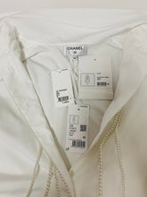 Load image into Gallery viewer, CHANEL Spring 2021 RTW Look 25 Pearl Blouse Size 38