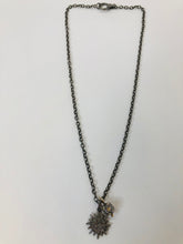 Load image into Gallery viewer, Rainey Elizabeth Sterling Silver and Diamond Charm Necklace