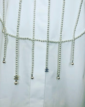 Load image into Gallery viewer, CHANEL Spring 2021 RTW Look 25 Pearl Blouse Size 38