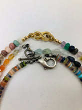 Load image into Gallery viewer, Rainey Elizabeth Three Strand Turtle Necklace