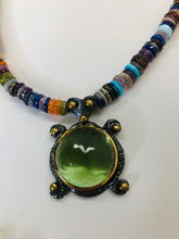 Load image into Gallery viewer, Rainey Elizabeth Three Strand Turtle Necklace