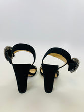 Load image into Gallery viewer, Jimmy Choo Black Maysa 85 Sandals Size 38 1/2