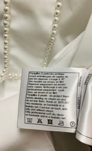Load image into Gallery viewer, CHANEL Spring 2021 RTW Look 25 Pearl Blouse Size 38