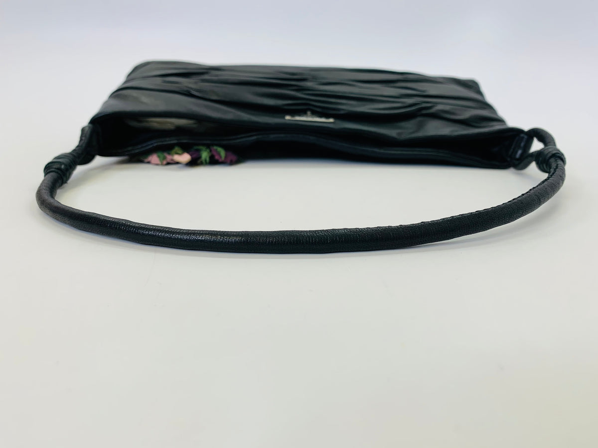 Prada Black Leather Pochette – JDEX Styles