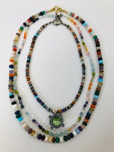 Load image into Gallery viewer, Rainey Elizabeth Three Strand Turtle Necklace